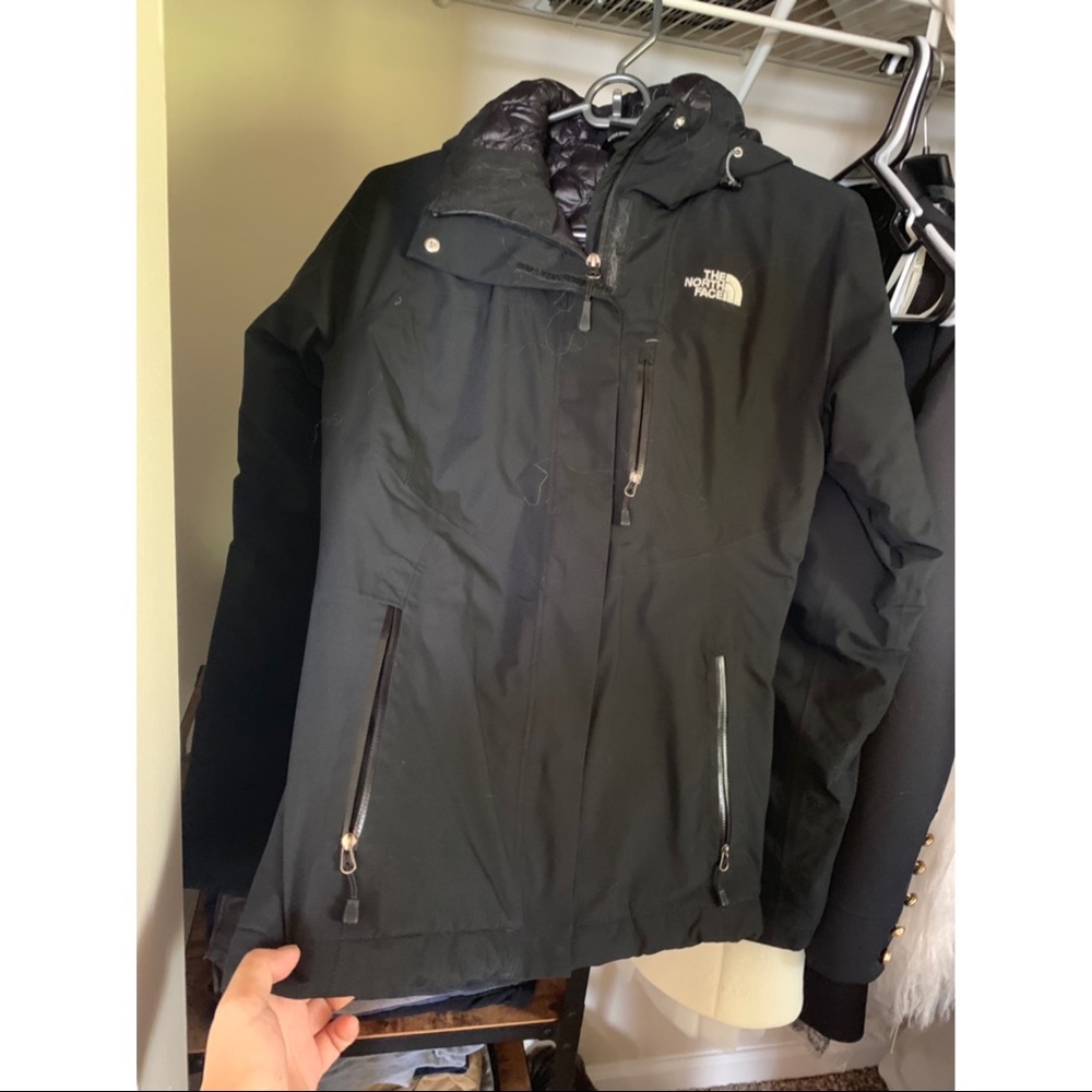 the north face hyvent down jacket